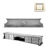 Карниз для комода Palazzo Ducale Prama Bakokko 71BO10 bianco цвет белый