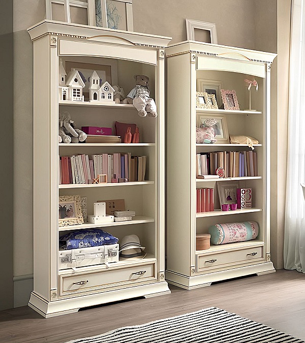 Книжный шкаф Palazzo Ducale Prama Bakokko 71BO16 bianco цвет белый длина 103 см 