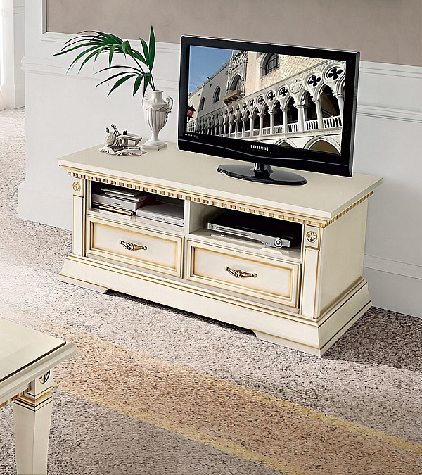 Тумба ТВ Palazzo Ducale Prama Bakokko 71BO01 bianco цвет белый длина 112 см