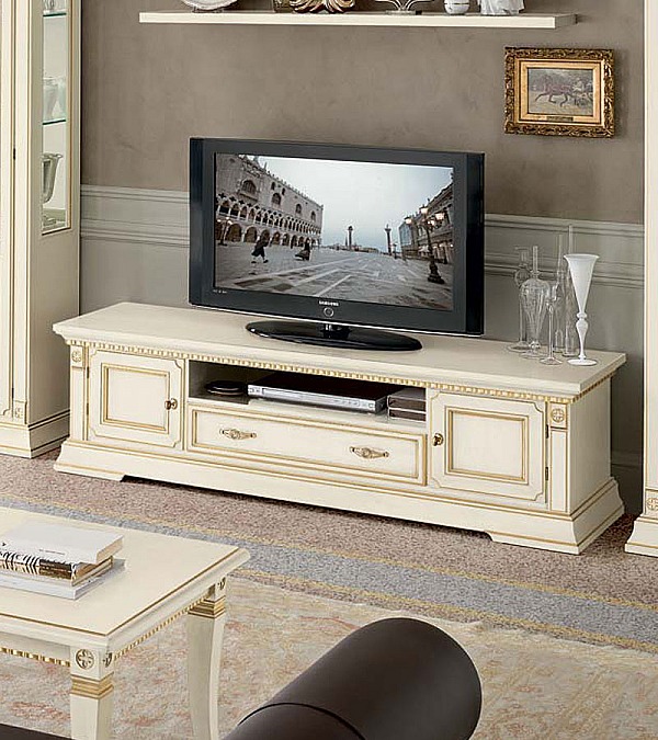Тумба ТВ Palazzo Ducale Prama Bakokko 71BO03 bianco цвет белый длина 176 см
