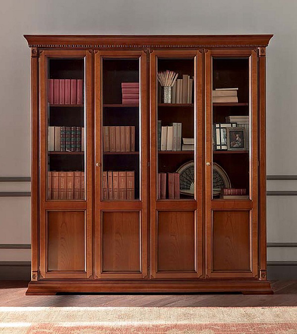Книжный шкаф 4 дверный Palazzo Ducale Prama Bakokko 71CI04LB ciliegio цвет вишня Книжный шкаф 4 дверный Palazzo Ducale Prama Bakokko 71CI04LB ciliegio цвет вишня