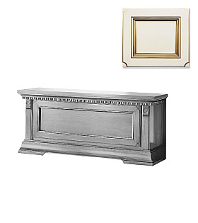 Тумба скамья Palazzo Ducale Prama Bakokko 71BO24 bianco цвет белый