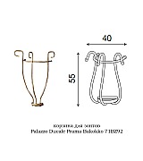 Прихожая Palazzo Ducale Prama Bakokko ciliegio цвет вишня композиция 2 длина 132 см Прихожая Palazzo Ducale Prama Bakokko ciliegio цвет вишня композиция 2 длина 132 см