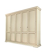Шкаф 5 дверный Palazzo Ducale Prama Bakokko 71BO05AR bianco цвет белый