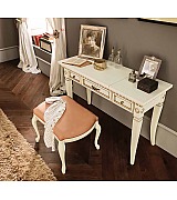Туалетный стол с зеркалом Palazzo Ducale Prama Bakokko 71BO01TO bianco цвет белый Туалетный стол с зеркалом Palazzo Ducale Prama Bakokko 71BO01TO bianco цвет белый