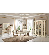 Стол круглый раздвижной Palazzo Ducale Prama Bakokko 71BO54 bianco цвет белый 110 см