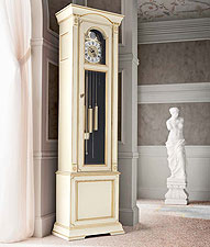 часы для гостиной Палаццо Дукале 71BO17 ясень белый с золотом фабрика Prama Италия